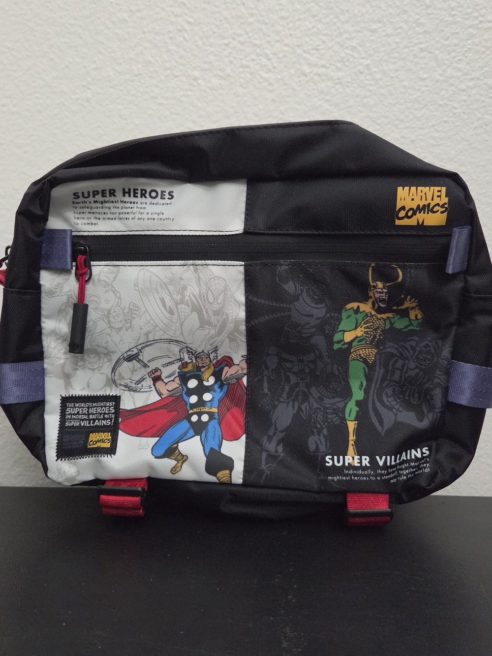 Marvel Comics Thor & Loki Super Heroes Villains Hip Bag